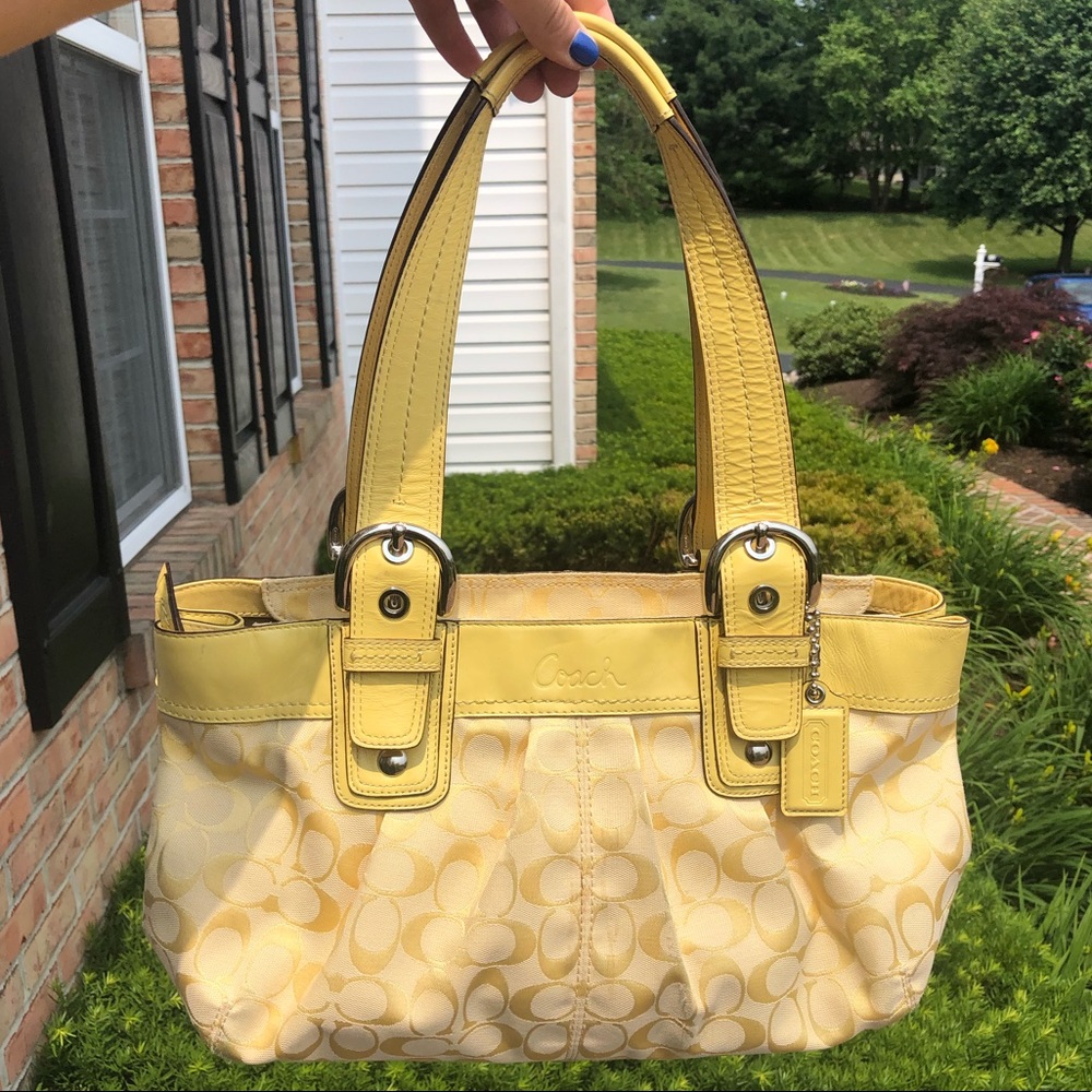 Coach Yellow Purse